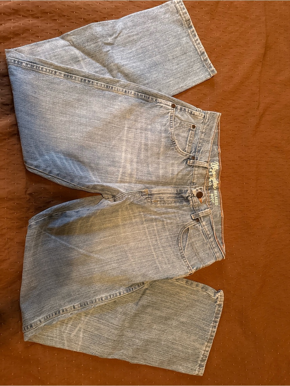 Wrangler Light Wash Relaxed Fit Men’s Jeans